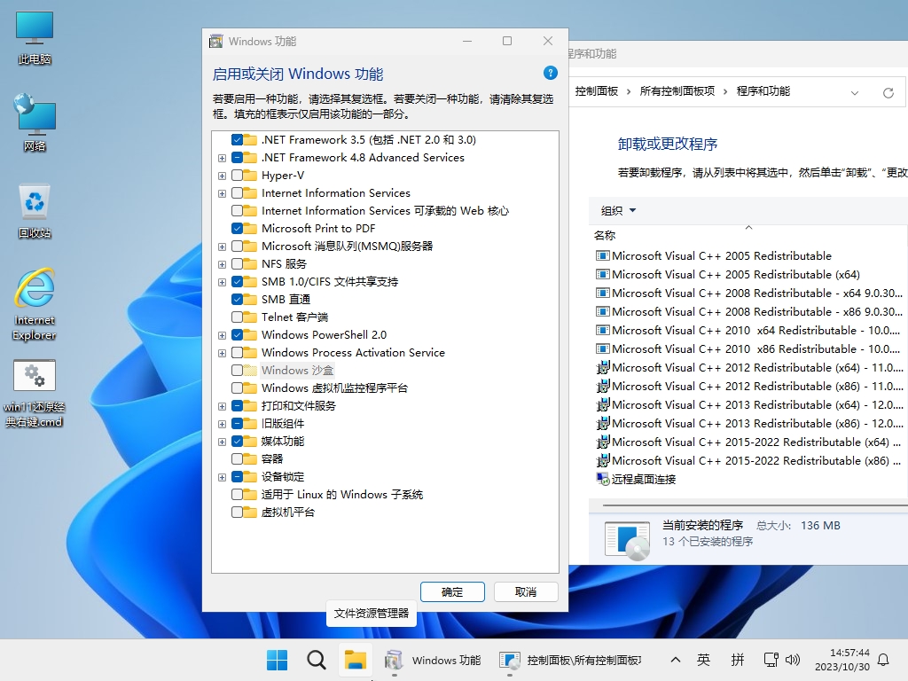 图片[3]-小修 Windows 11 Pro 22631.4317 轻度精简版 二合一[1.68G]-Windows时空